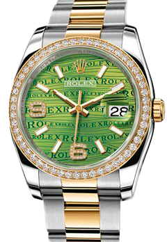 Rolex Архив Rolex 36 mm Steel and Yellow Gold 116243 Green Waves Diamonds Oyster Rolex Архив Rolex 36 mm Steel and Yellow Gold 116243 Green Waves Diamonds Oyster