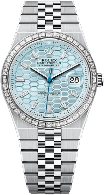 Rolex Land-Dweller 40 mm, platinum and diamonds 127386tbr-0001 Rolex Land-Dweller 40 mm, platinum and diamonds 127386tbr-0001
