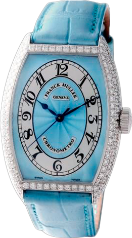 Franck Muller Cintree Curvex Chronometro 5850 SC CHR MET D Blue