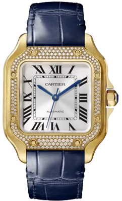 Cartier Santos de Cartier medium,mechanical,yellow gold,35.1 mm WJSA0013