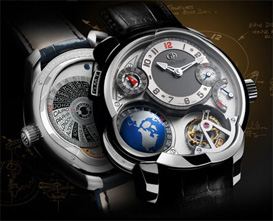 Новые часы Greubel Forsey с функцией GMT