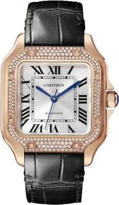Cartier Santos de Cartier medium,mechanical,rose gold,35.1 mm WJSA0012