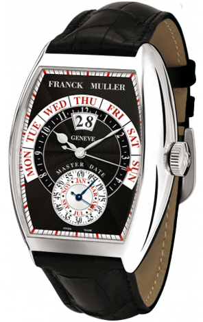 Franck Muller Cintree Curvex Master Date 8880 S6 GG DT White Gold