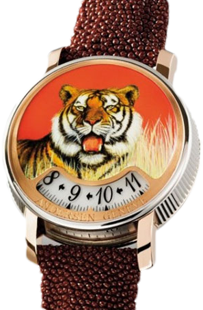 Svend Andersen Montre A Tact Tact or gris Tigre Or Gris Tigre