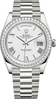 Rolex Day-Date 40 mm, white gold 228349rbr-0039