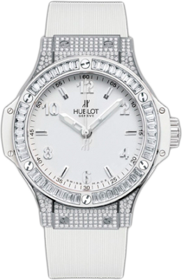 Hublot Big Bang 38 MM Steel All White Diamonds 361.SE.2010.RW.0904