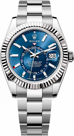Rolex Sky-Dweller 42 mm Steel and White Gold 326934-0003