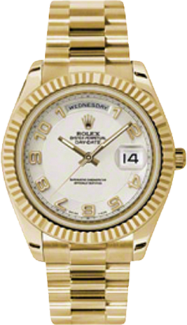 Rolex Архив Rolex 41mm Yellow Gold 218238 Ivory