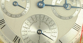 Ultra-Thin Perpetual Calendar Pocket Watch 03