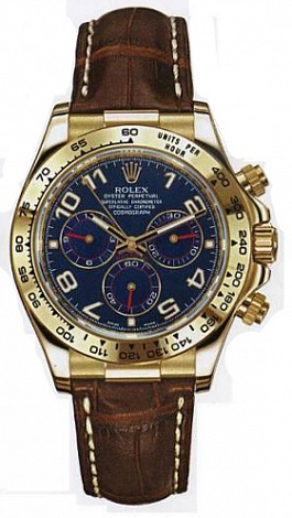 Rolex Архив Rolex Cosmograph 40mm Yellow Gold 116518-Blue Rolex Архив Rolex Cosmograph 40mm Yellow Gold 116518-Blue