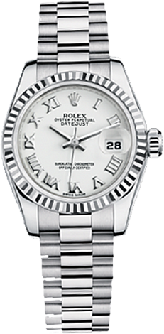 Rolex Datejust 26,29,31,34 mm Lady 26 mm White gold 179179-0149