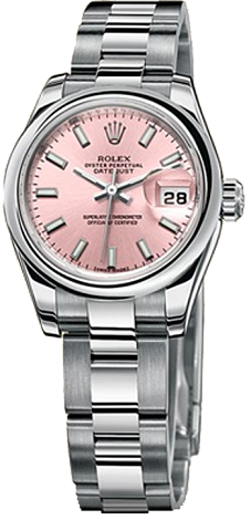 Rolex Datejust 26,29,31,34 mm Lady 26mm Steel 179160 Pink