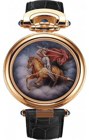 Bovet Miniature Painting by Ilgiz F. 43 mm «Rider of the Apocalypse» AF43590-PU-P