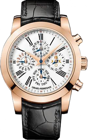 Girard-Perregaux Haute Horlogerie Tourbillon Chronograph Perpetual Calendar 99195-52-741-BA6A