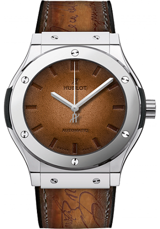 Hublot Classic Fusion Berluti Scritto Platinum 45 mm 511.TX.050T.VR.BER16 Hublot Classic Fusion Berluti Scritto Platinum 45 mm 511.TX.050T.VR.BER16