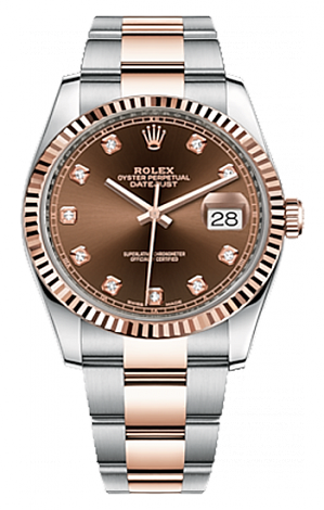 Rolex Datejust 36,39,41 mm 36 mm Steel and Everose Gold  116231-00717