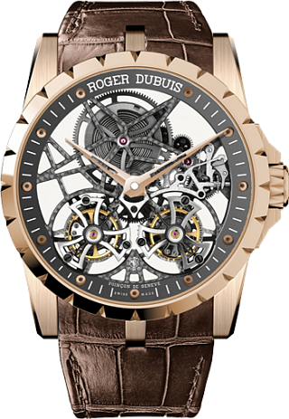 Roger Dubuis Excalibur Skeleton double flying tourbillon RDDBEX0395