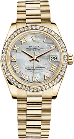 Rolex Datejust 26,29,31,34 mm Lady 31mm Yellow Gold 178288-0025