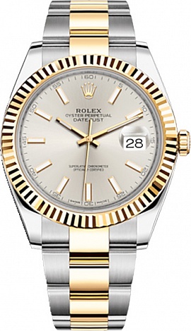 Rolex Datejust 36,39,41 mm 41 mm Steel and Yellow Gold 126333 Silver Rolex Datejust 36,39,41 mm 41 mm Steel and Yellow Gold 126333 Silver