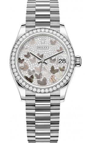 Rolex Datejust 26,29,31,34 mm 31 mm White gold Diamonds Butterfly 278289rbr-0008