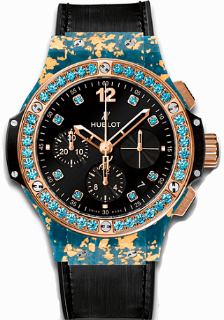 Hublot Big Bang 41 MM Gold Linen Blue Gold 341.XL.1280.NR.1207 Hublot Big Bang 41 MM Gold Linen Blue Gold 341.XL.1280.NR.1207