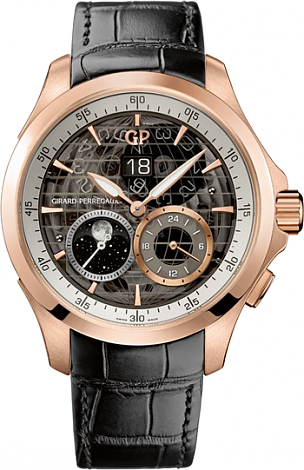 Girard-Perregaux Traveller Moon Phases Large Date & GMT 49655-52-232-BB6A