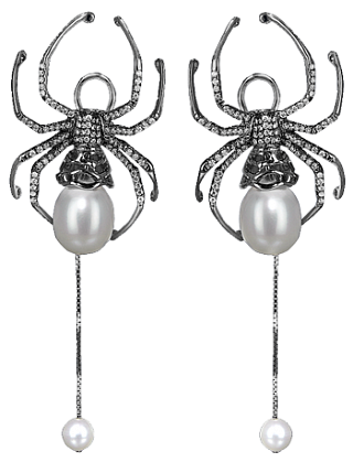 Jacob & Co. Jewelry Fine Jewelry Pearl & Diamond Spider Earrings 91225676
