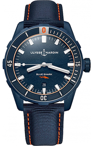 UN Marine Collection Diver 42mm Blue Shark Limited Edition 8163-175LE/93-BLUESHARK UN Marine Collection Diver 42mm Blue Shark Limited Edition 8163-175LE/93-BLUESHARK
