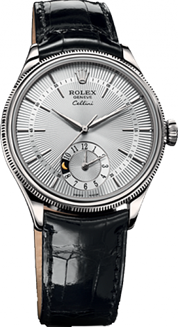 Rolex Cellini Dual Time 50529 silver