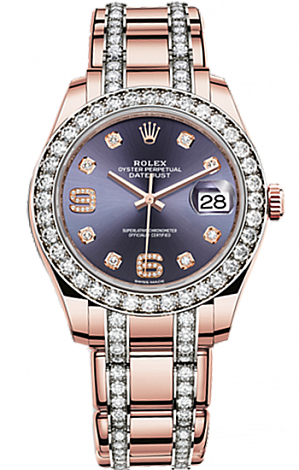 Rolex Datejust Special Edition Pearlmaster 39 mm Everose Gold and Diamonds 86285-0003