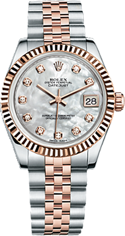 Rolex Datejust 26,29,31,34 mm Lady 31mm Steel and Everose Gold 178271-0060