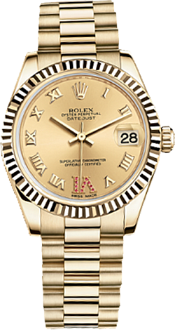 Rolex Datejust 26,29,31,34 mm Lady 31mm Yellow Gold 178278-0128