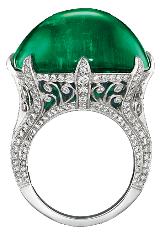 Jacob & Co. Jewelry High Jewelry Emerald Cocktail Ring 91224682