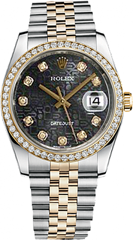 Rolex Datejust 36,39,41 mm 36 mm Steel and Yellow Gold 116243