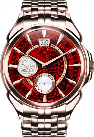 Jacob & Co. Watches Архив Jacob & Co. PALATIAL CLASSIC BIG DATE MINERAL CRYSTAL DIAL PC400.40.NS.MR.A40AA