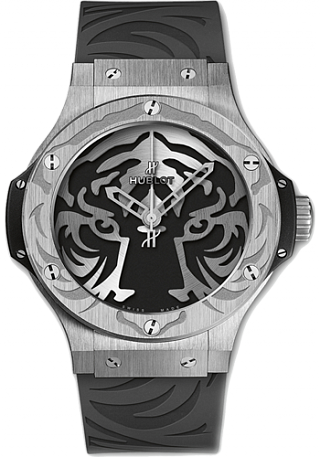Hublot Big Bang 44 MM Black Jaguar White Tiger Steel 316.SX.4310.RX.BJW16 Hublot Big Bang 44 MM Black Jaguar White Tiger Steel 316.SX.4310.RX.BJW16