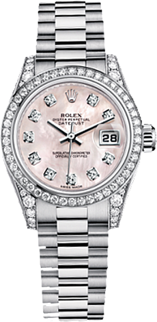 Rolex Datejust 26,29,31,34 mm Lady 26 mm White gold 179159-0012