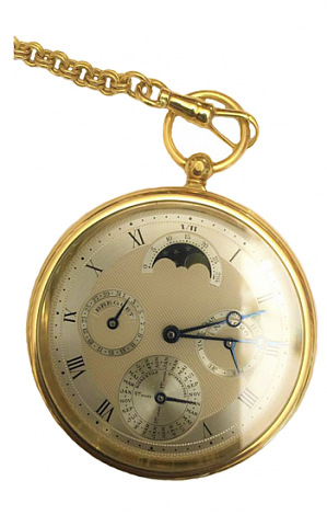 Breguet Classique Complications Ultra-Thin Perpetual Calendar Pocket Watch 1800BA-13