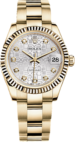 Rolex Datejust 26,29,31,34 mm Lady 31mm Yellow Gold 178278-0031