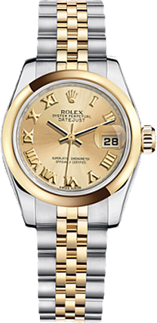 Rolex Datejust 26,29,31,34 mm Lady 26 mm Steel and Yellow gold 179163-0137