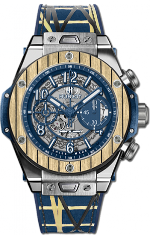 Hublot Big Bang Unico Teak Italia Independent Titanium 45 mm 411.NQ.5129.NR.ITI19 Hublot Big Bang Unico Teak Italia Independent Titanium 45 mm 411.NQ.5129.NR.ITI19