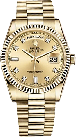 Rolex Day-Date 36mm Yellow Gold 118238-0116