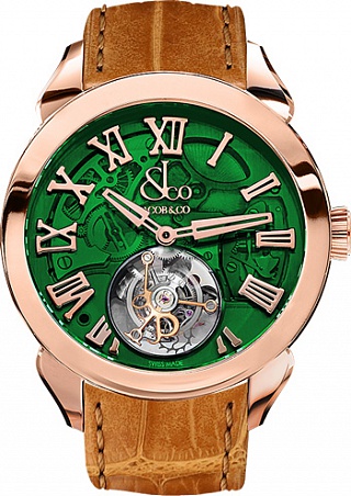 Jacob & Co. Watches Grand Complication Masterpieces PALATIAL FLYING TOURBILLON HOURS & MINUTES PT500.40.NS.QG.A