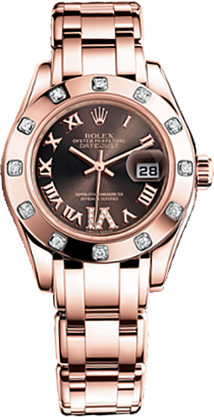 Rolex Datejust Special Edition Lady Pearlmaster 29 mm Everose Gold 80315-0013