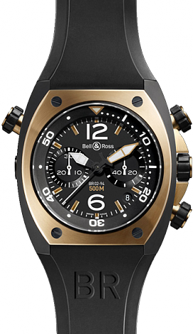 Bell & Ross Marine Chronograph BR 02-94 Pink Gold & Carbon