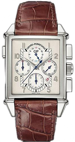 Girard-Perregaux Vintage 1945 King Size Chronograph GMT 25975-53-111-BAED