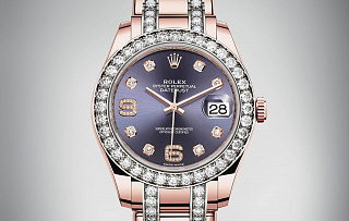 Pearlmaster 39 mm Everose Gold and Diamonds 02