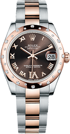 Rolex Datejust 26,29,31,34 mm Lady 31mm Steel and Everose Gold 178341-0010