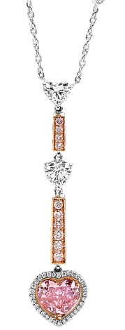 Jacob & Co. Jewelry High Jewelry Three Heart Diamond Necklace 90607576