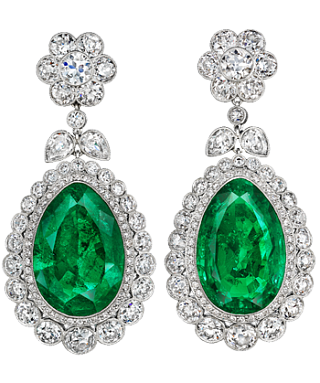 Jacob & Co. Jewelry Magnificent Gems Emerald and Diamond Earrings 91224392l